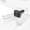 Hama 00014163 transmissor FM / carregador, AUX-IN, USB-IN, preto