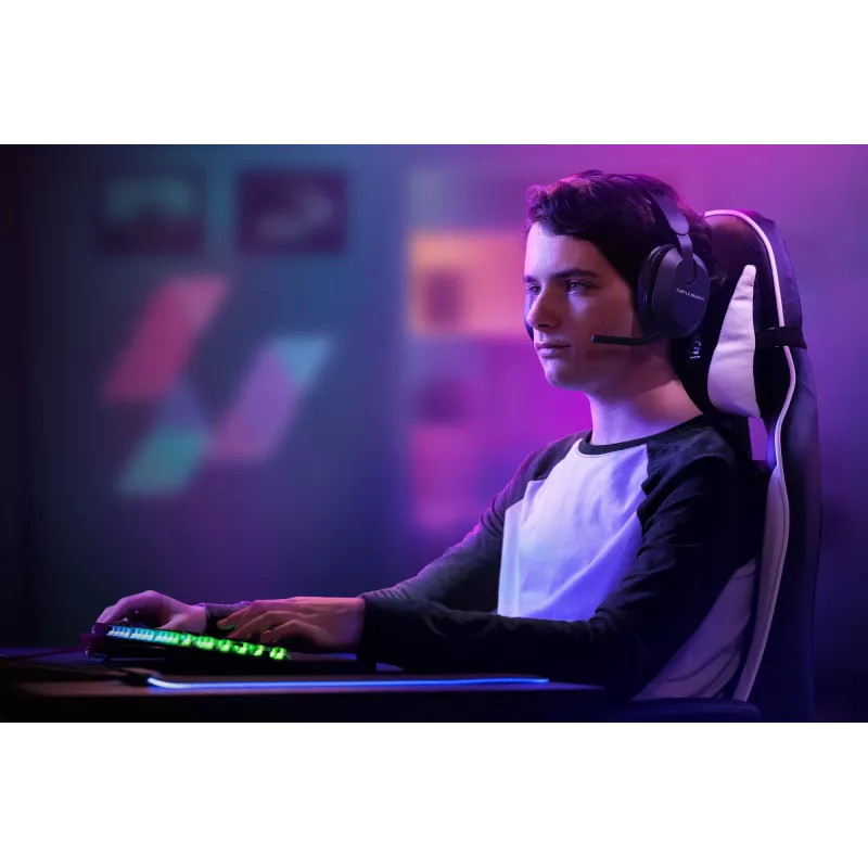 Headset gaming sem fios Turtle Beach Stealth 500 preto para PC com até 40 h de autonomia e Bluetooth para PC, PS5, PS4 e dispositivos móveis