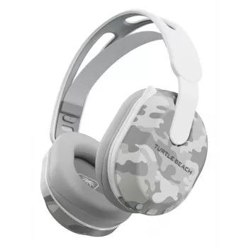 Headset gaming sem fios Turtle Beach Stealth 500 Arctic Camo para PlayStation com até 40 h de autonomia e Bluetooth para PS5, PS4, PC e dispositivos móveis