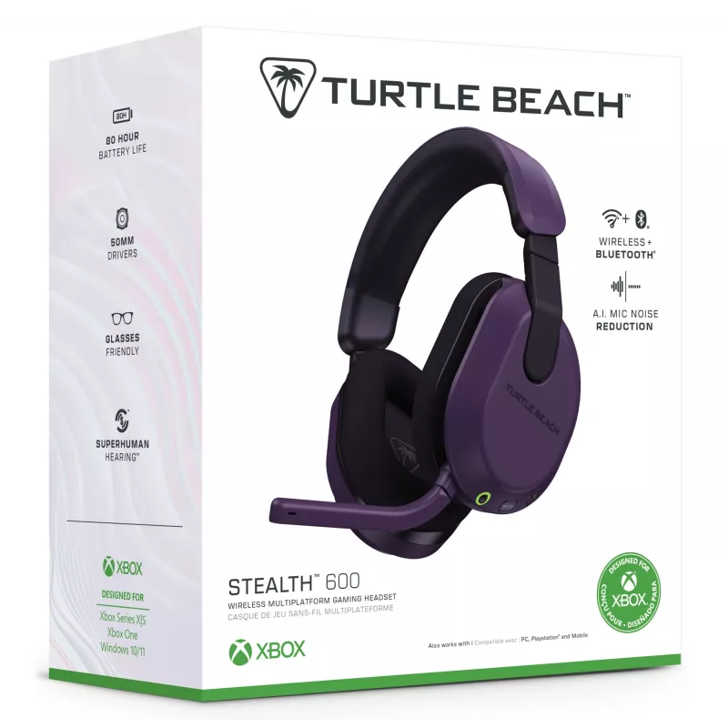 Headset Turtle Beach Stealth 600 XB roxo TBS-2102-45