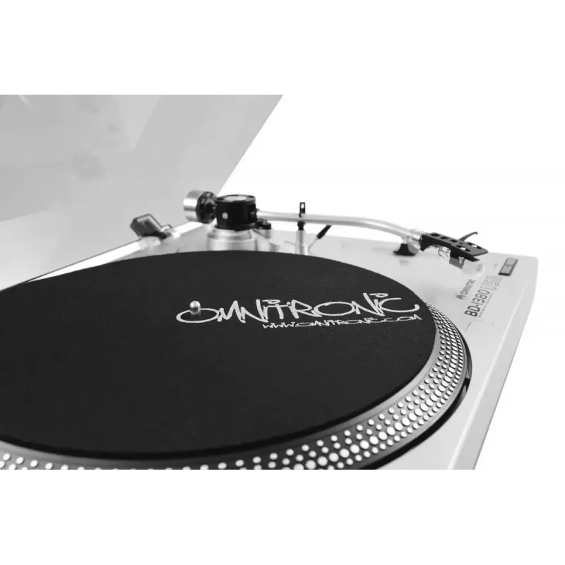 Gira-discos DJ de acionamento por correia Omnitronic 10603043
