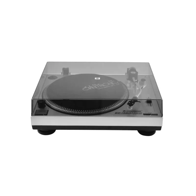 Gira-discos DJ de acionamento por correia Omnitronic 10603043