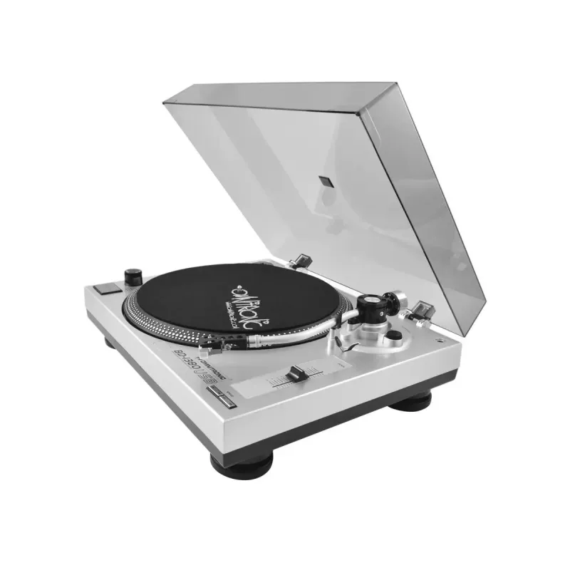Gira-discos DJ de acionamento por correia Omnitronic 10603043