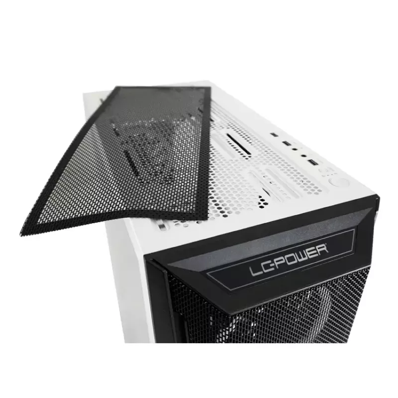 Caixa para PC LC-Power Holo-1_X Midi Tower branco