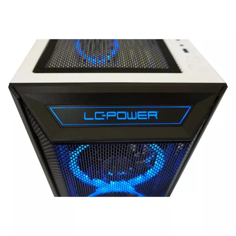 Caixa para PC LC-Power Holo-1_X Midi Tower branco