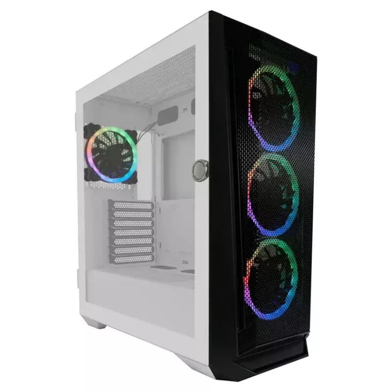 Caixa para PC LC-Power Holo-1_X Midi Tower branco