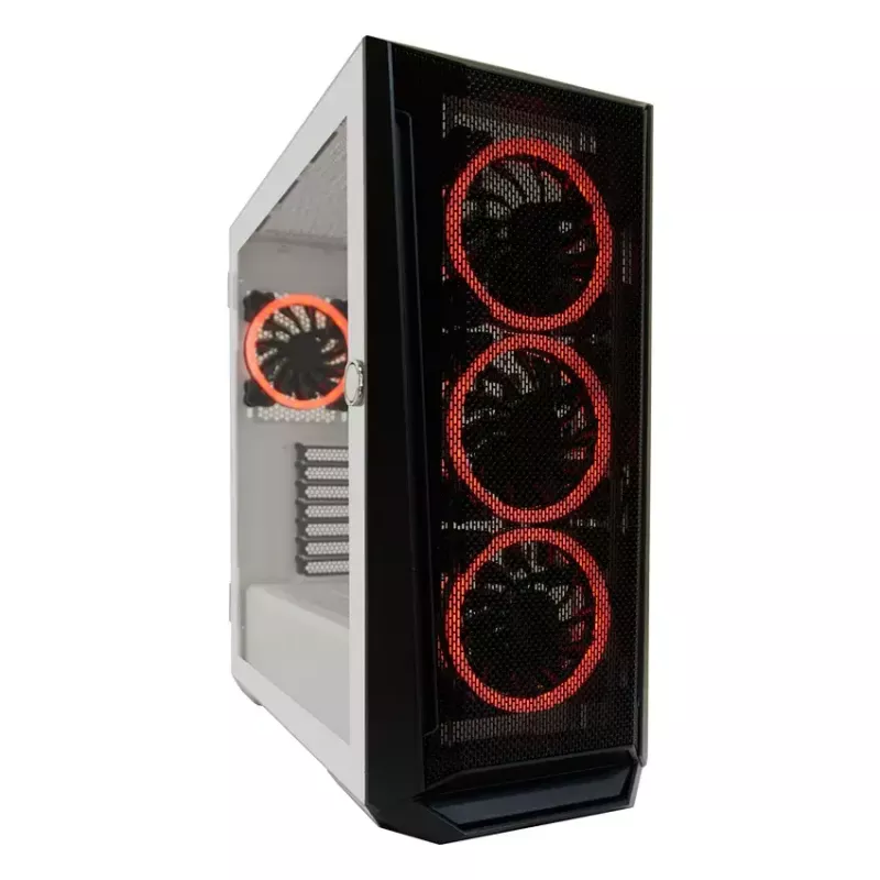 Caixa para PC LC-Power Holo-1_X Midi Tower branco