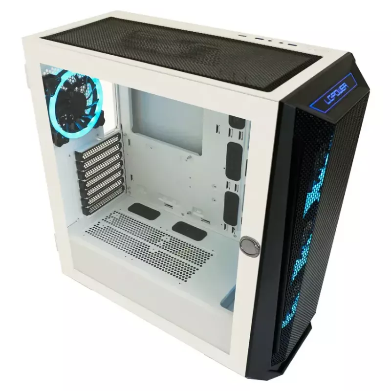 Caixa para PC LC-Power Holo-1_X Midi Tower branco