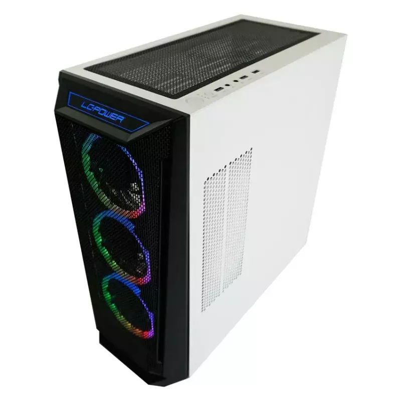 Caixa para PC LC-Power Holo-1_X Midi Tower branco
