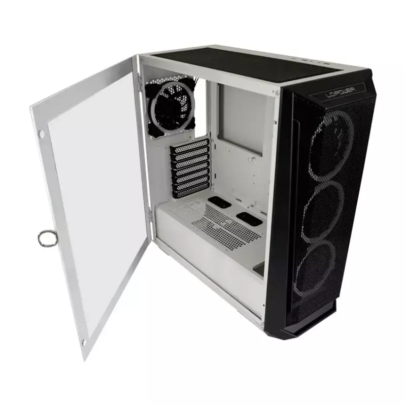 Caixa para PC LC-Power Holo-1_X Midi Tower branco
