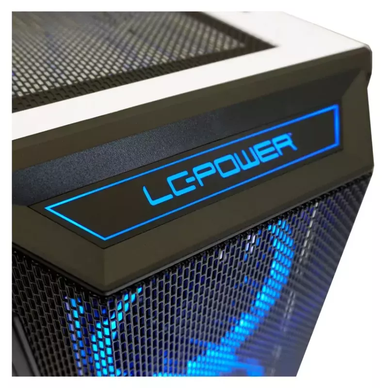 Caixa para PC LC-Power Holo-1_X Midi Tower branco