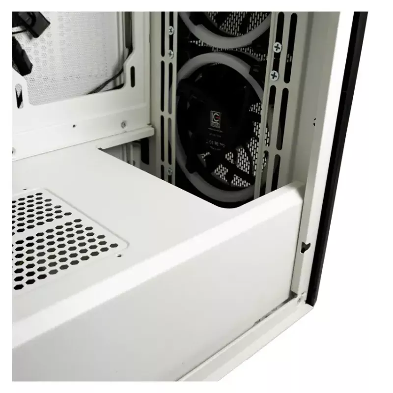 Caixa para PC LC-Power Holo-1_X Midi Tower branco