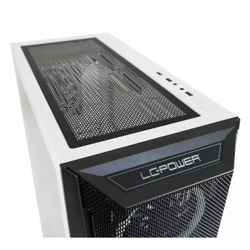 Caixa para PC LC-Power Holo-1_X Midi Tower branco