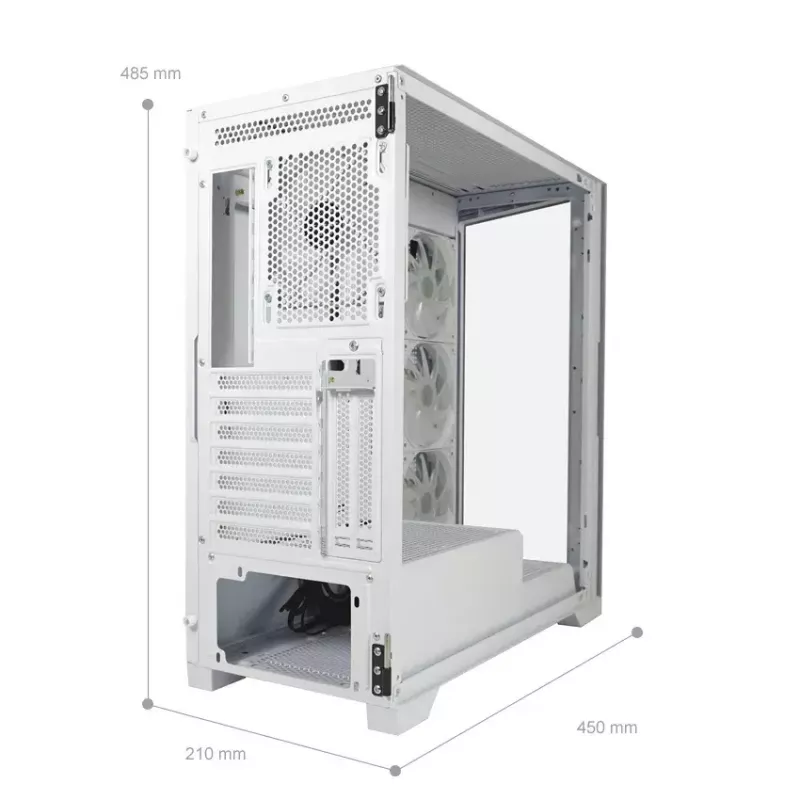 Caixa para PC LC-Power LC-7041B-ON Midi Tower branco