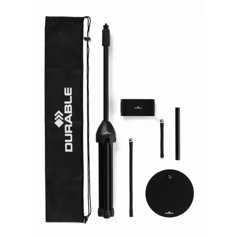 Suporte ativo Durable TWIST COMBI para telemóvel smartphone tablet preto