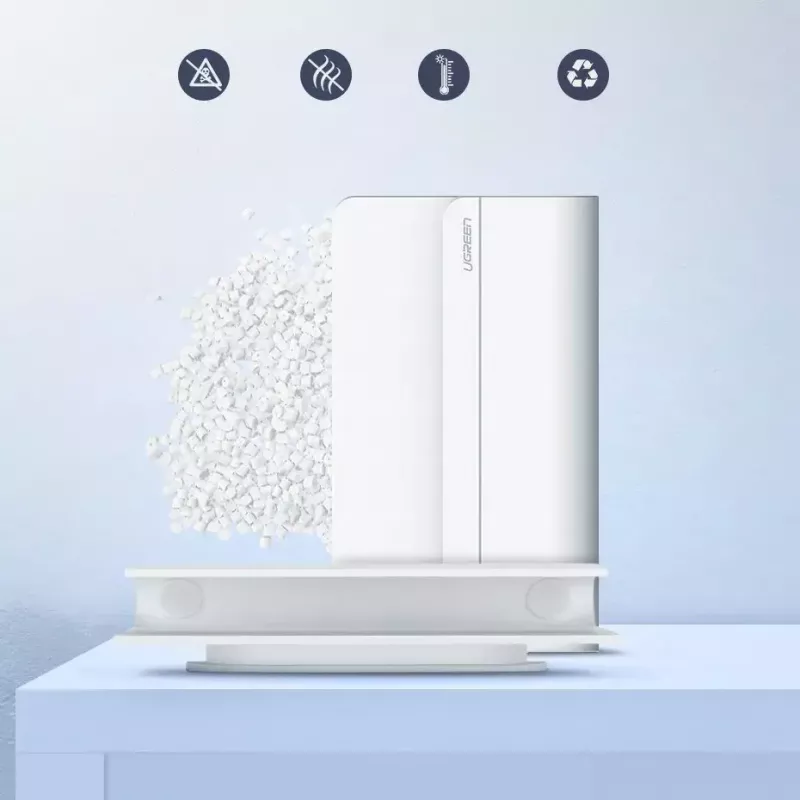 UGREEN 30394 suporte de parede adesivo para carregamento de telemóvel, branco