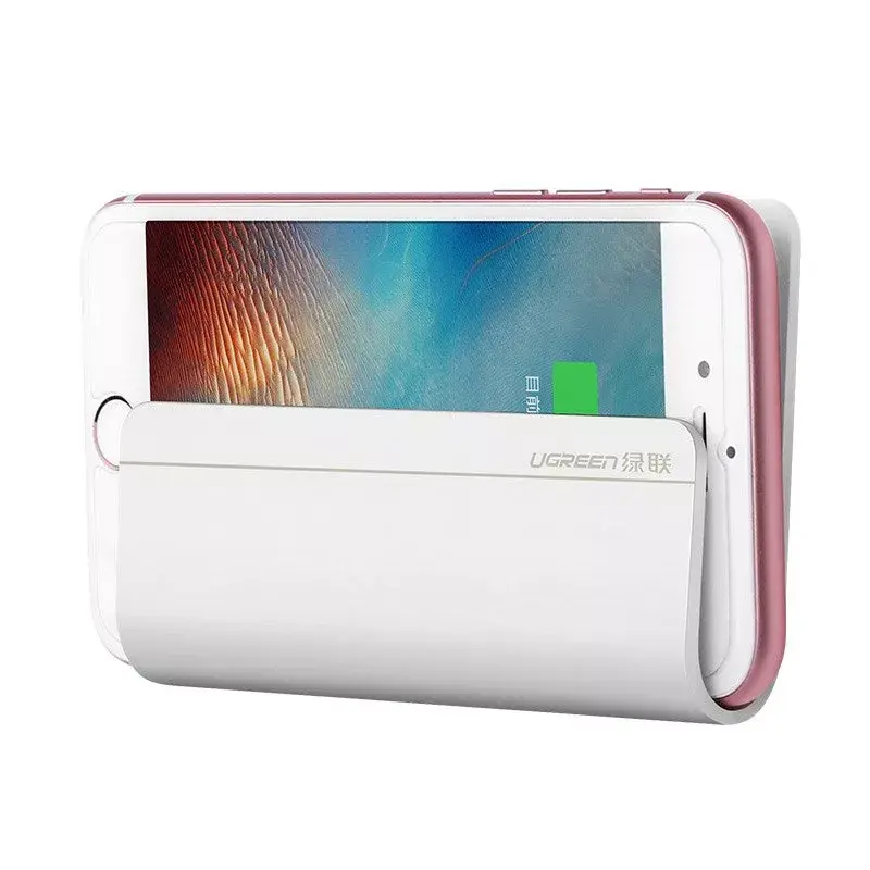 UGREEN 30394 suporte de parede adesivo para carregamento de telemóvel, branco