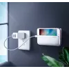 UGREEN 30394 suporte de parede adesivo para carregamento de telemóvel, branco