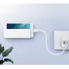 UGREEN 30394 suporte de parede adesivo para carregamento de telemóvel, branco