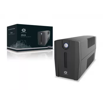 UPS Conceptronic ZEUS 650VA 360W, tomada Schuko, Line-Interactive, 0,65 kVA, 360 W, 220 V, 240 V, 220 V