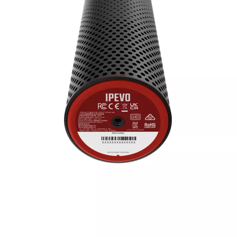 IPEVO TOTEM 360 câmara de conferência com altifalante 360° imersivo