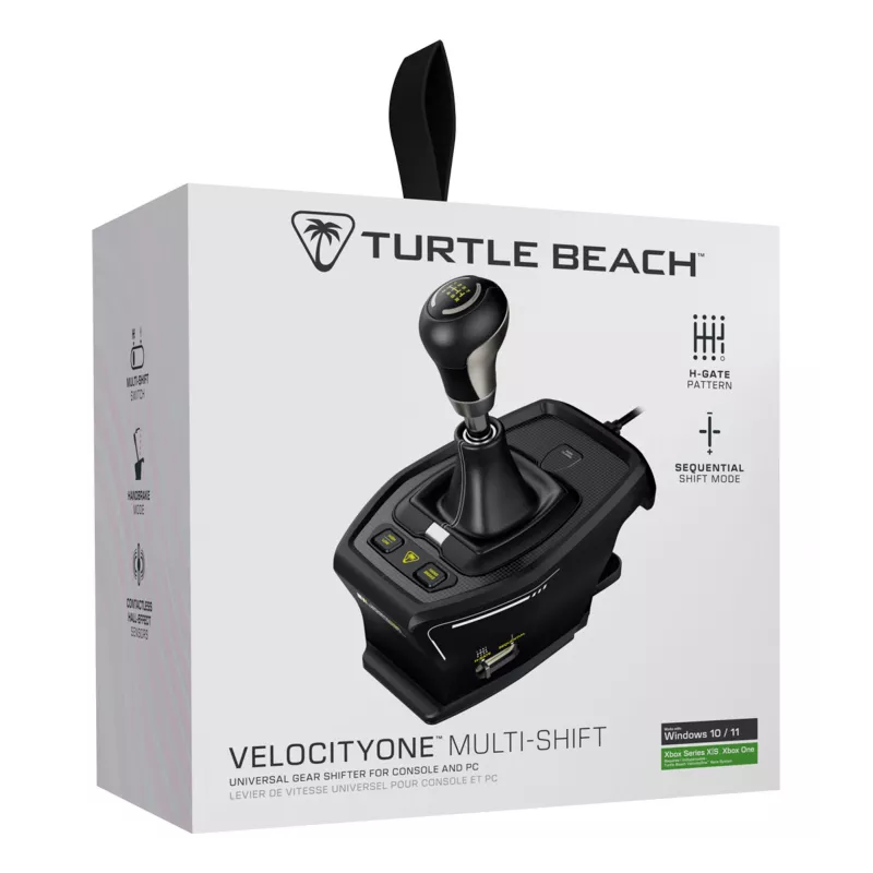 Turtle Beach VelocityOne Multi-Shift manete de mudanças e travão de mão para sim racing para Xbox/PC (TBS-0001-05)
