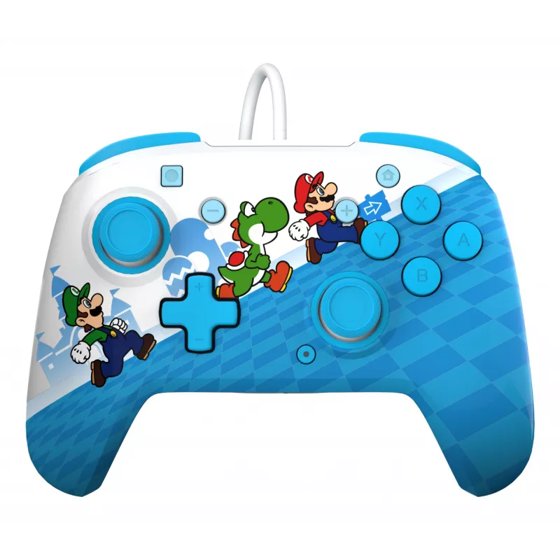 Gamepad PDP Mario Escape REMATCH para Nintendo Switch — USB com fios, D-pad, botão Home, multicolor