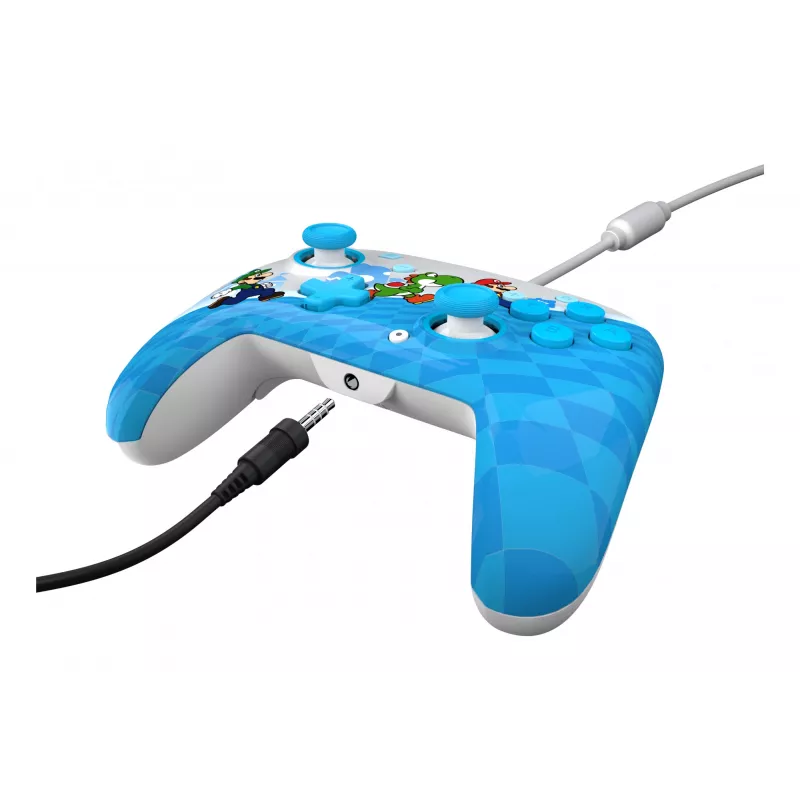 Gamepad PDP Mario Escape REMATCH para Nintendo Switch — USB com fios, D-pad, botão Home, multicolor