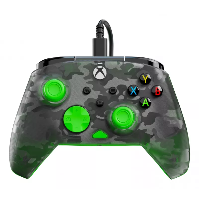 Gamepad Turtle Beach Rematch Core preto verde cinzento USB com fios