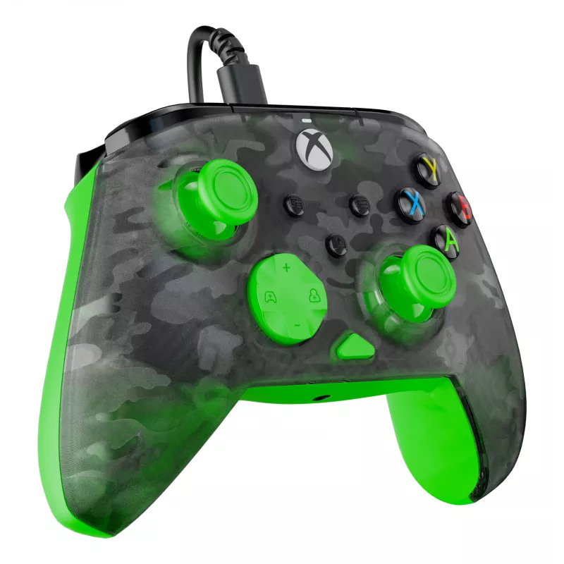 Gamepad Turtle Beach Rematch Core preto verde cinzento USB com fios