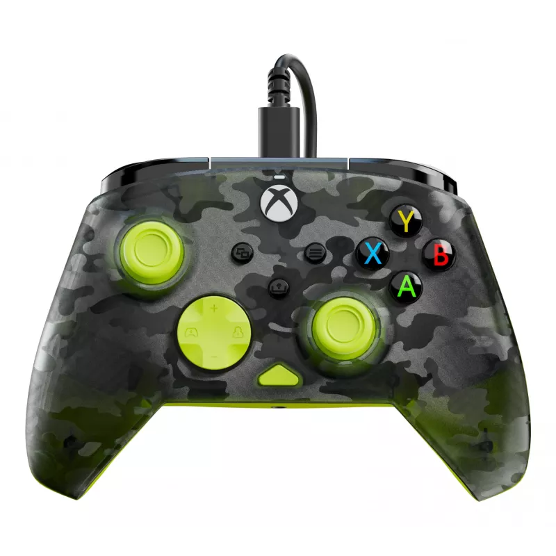 Gamepad Turtle Beach Rematch Core preto cinzento amarelo USB com fios