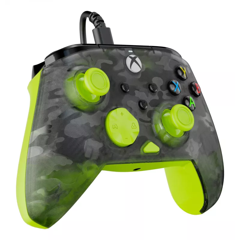 Gamepad Turtle Beach Rematch Core preto cinzento amarelo USB com fios