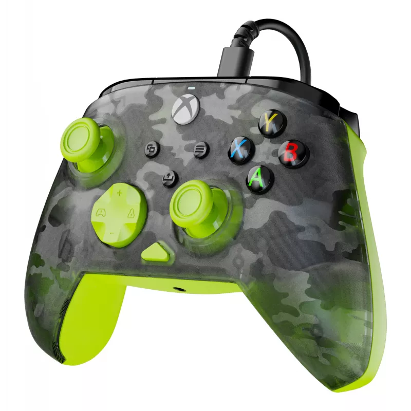 Gamepad Turtle Beach Rematch Core preto cinzento amarelo USB com fios