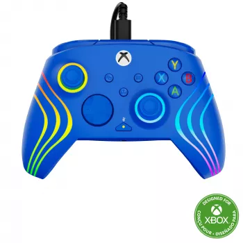 Gamepad Turtle Beach Afterglow Wave azul USB PC Xbox Series S X
