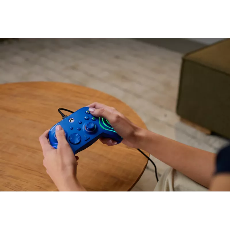 Gamepad Turtle Beach Afterglow Wave azul USB PC Xbox Series S X