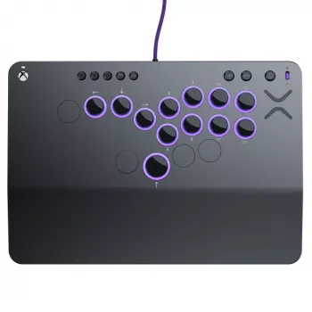 PDP Victrix Pro KO Leverless Fight Stick cinzento USB Fightstick PC, Xbox Series S, Xbox Series X