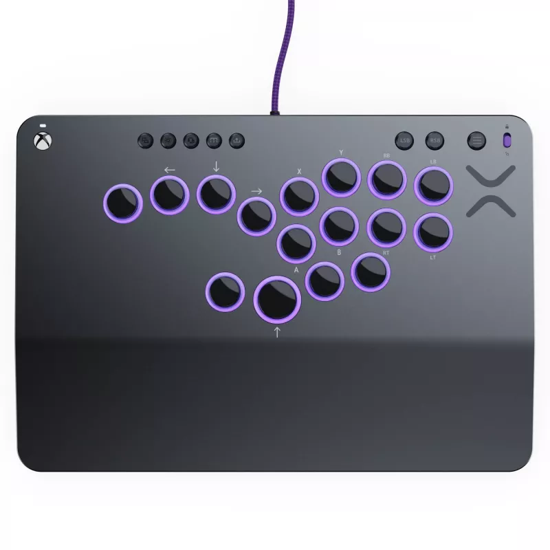 PDP Victrix Pro KO Leverless Fight Stick cinzento USB Fightstick PC, Xbox Series S, Xbox Series X