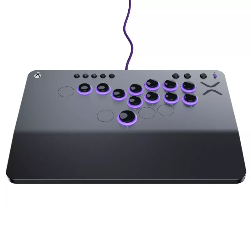 PDP Victrix Pro KO Leverless Fight Stick cinzento USB Fightstick PC, Xbox Series S, Xbox Series X
