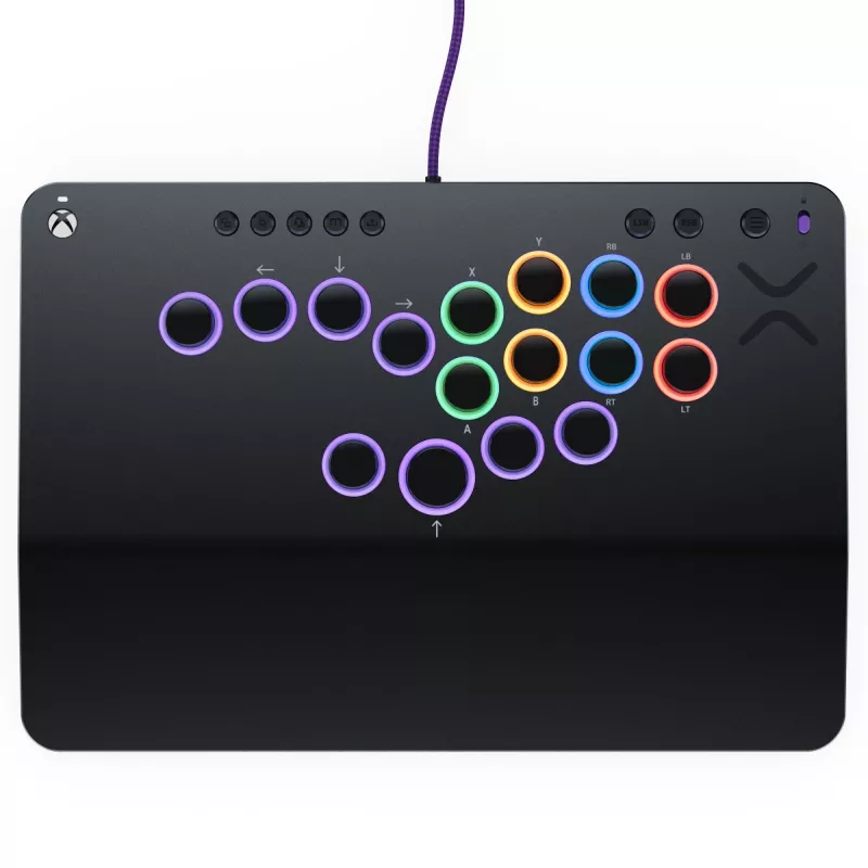 PDP Victrix Pro KO Leverless Fight Stick cinzento USB Fightstick PC, Xbox Series S, Xbox Series X
