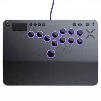 PDP Victrix Pro KO Leverless Fight Stick cinzento USB Fightstick PC, PlayStation 4, PlayStation 5