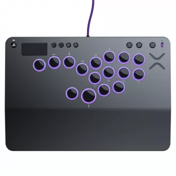 PDP Victrix Pro KO Leverless Fight Stick cinzento USB Fightstick PC, PlayStation 4, PlayStation 5