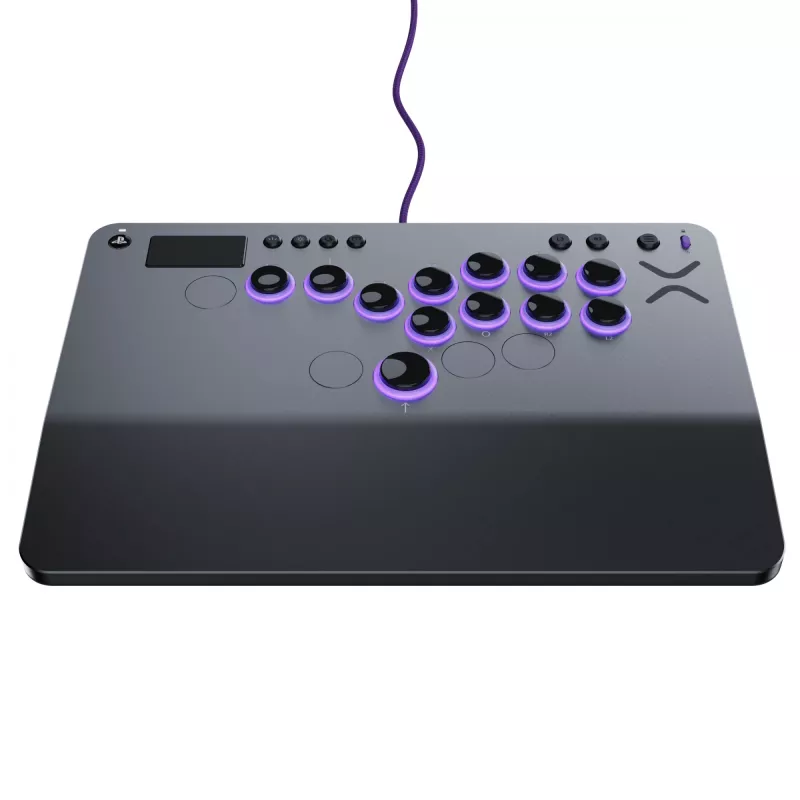 PDP Victrix Pro KO Leverless Fight Stick cinzento USB Fightstick PC, PlayStation 4, PlayStation 5