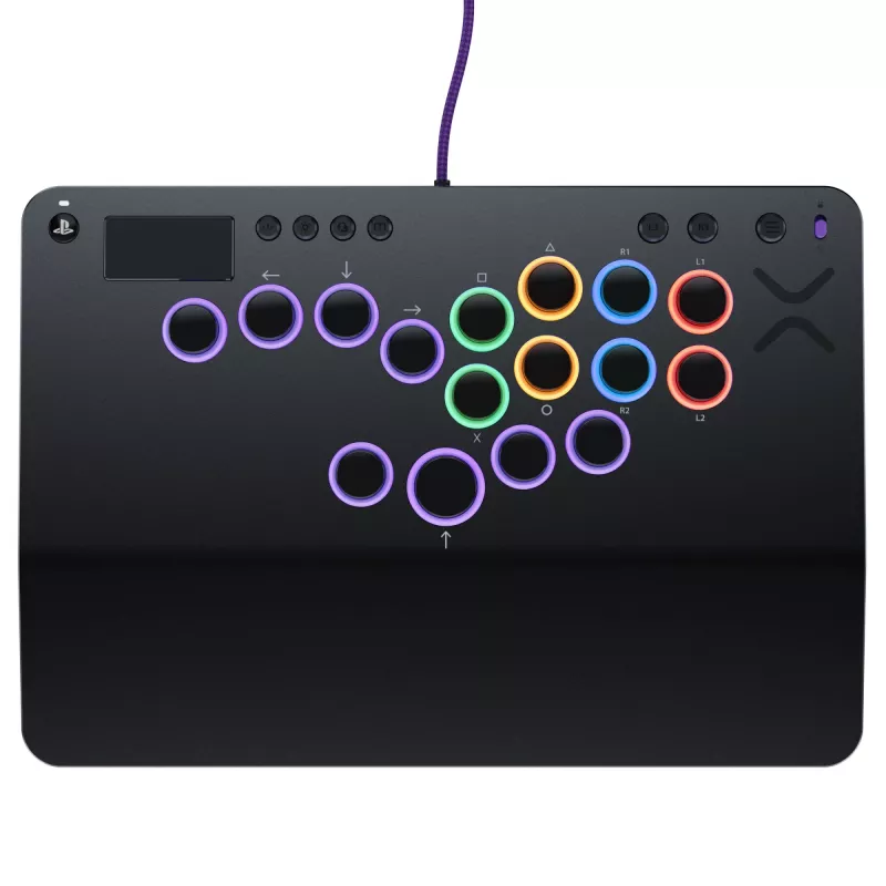 PDP Victrix Pro KO Leverless Fight Stick cinzento USB Fightstick PC, PlayStation 4, PlayStation 5