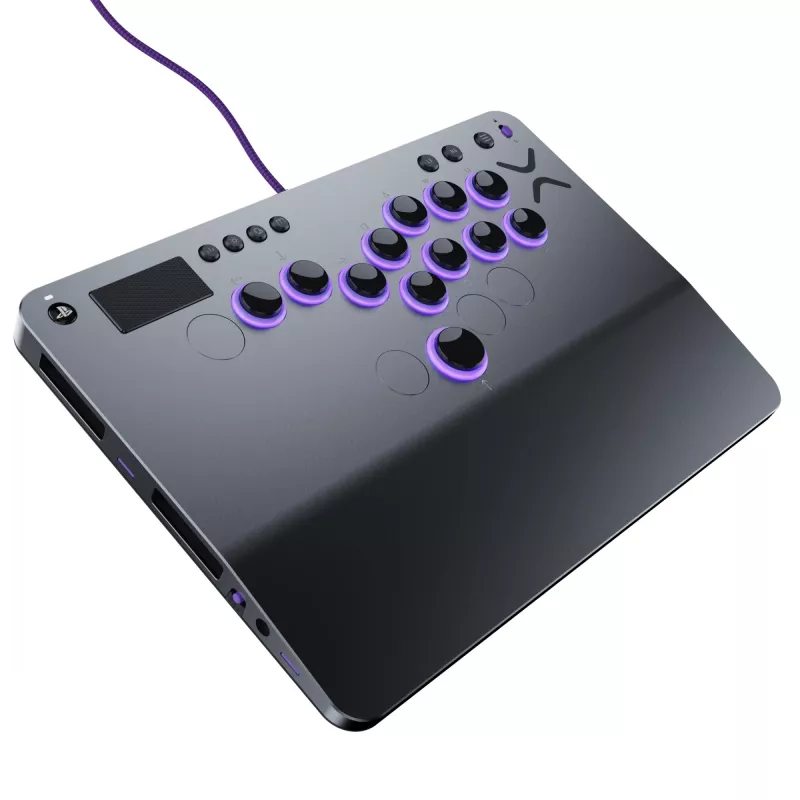 PDP Victrix Pro KO Leverless Fight Stick cinzento USB Fightstick PC, PlayStation 4, PlayStation 5