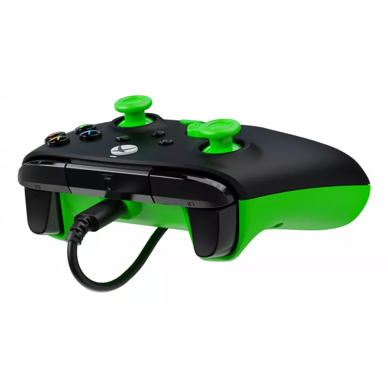 Gamepad Turtle Beach Rematch Core preto verde USB com fios PC Xbox
