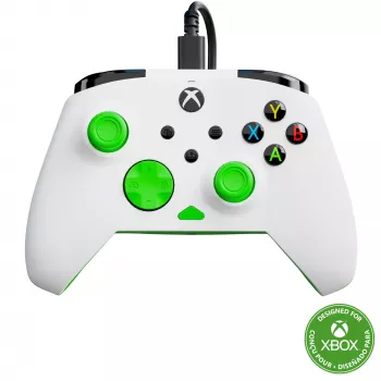 Gamepad Turtle Beach Rematch Core verde branco USB PC Xbox Series