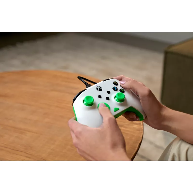 Gamepad Turtle Beach Rematch Core verde branco USB PC Xbox Series