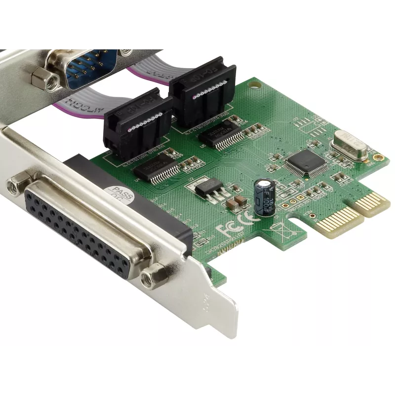Placa Conceptronic PCI Express 1 porta paralela & 2 portas série