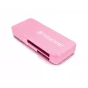 Leitor de cartões Transcend RDF5 rosa