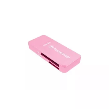 Leitor de cartões Transcend RDF5 rosa